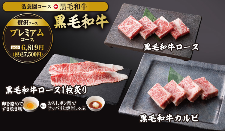 食べ放題|プレミアムコース